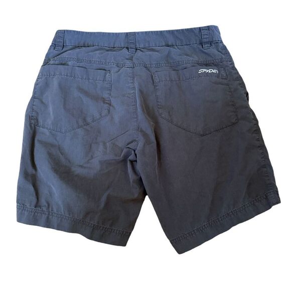Spyder ~ Mens grey shorts ~ size Medium ~ side and back pockets - Picture 2 of 8